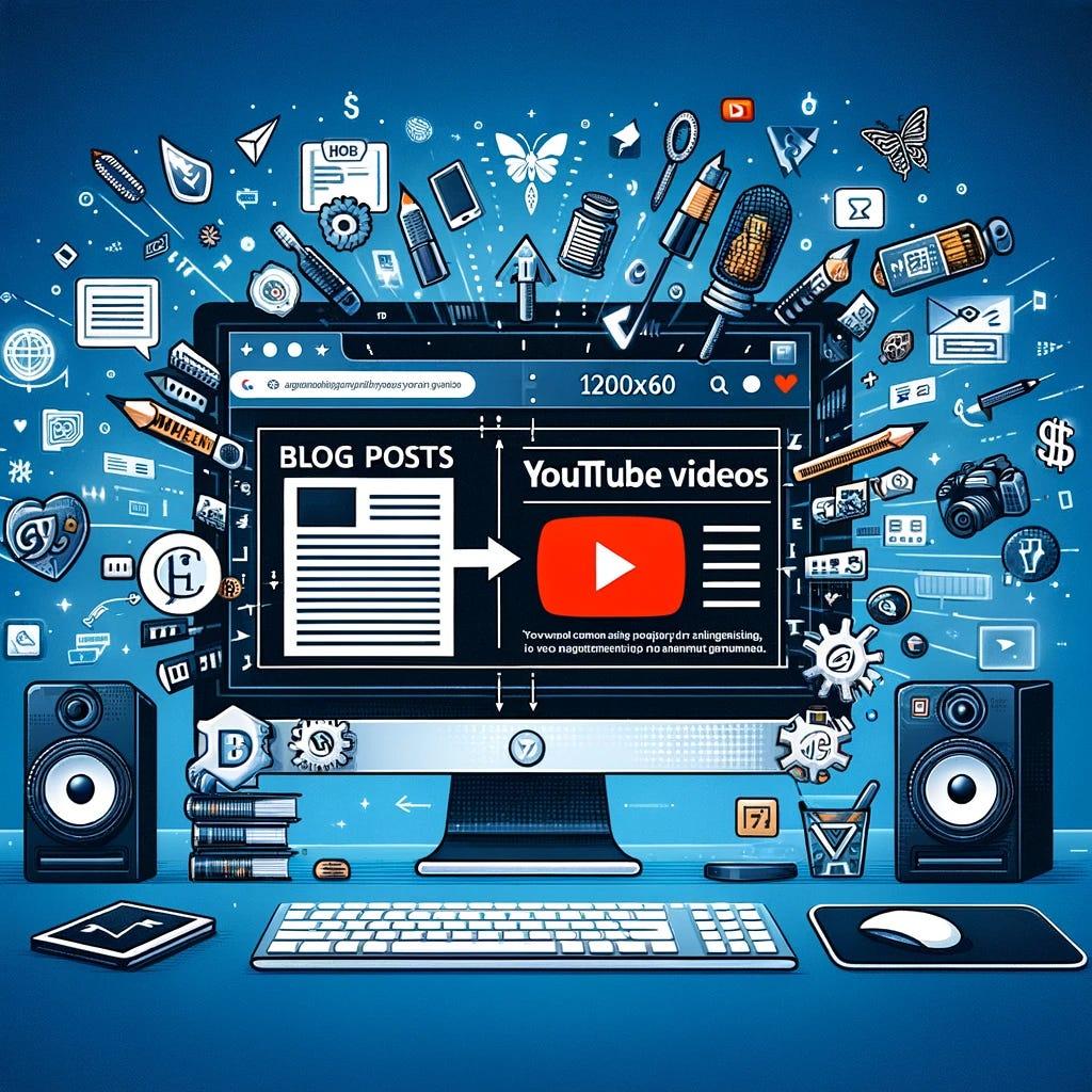 🧰 🎥 Transforming Blog Posts into YouTube Videos